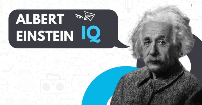 Albert Einstein IQ Test Guide IQ Test Center   Albert Einstein Iq 768x402 