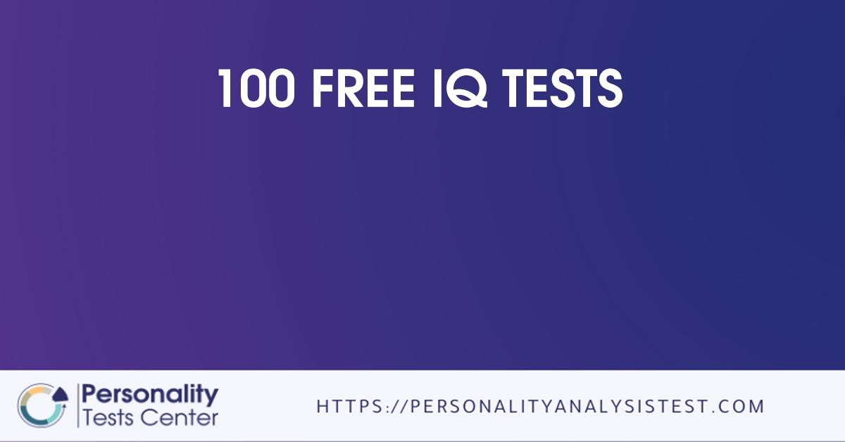 100 free iq tests