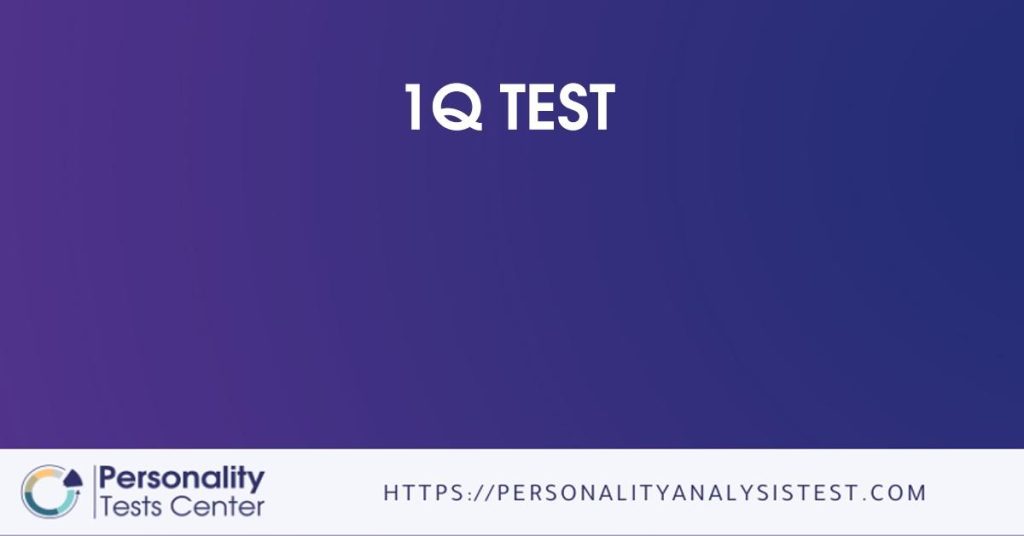 Take the official IQ test