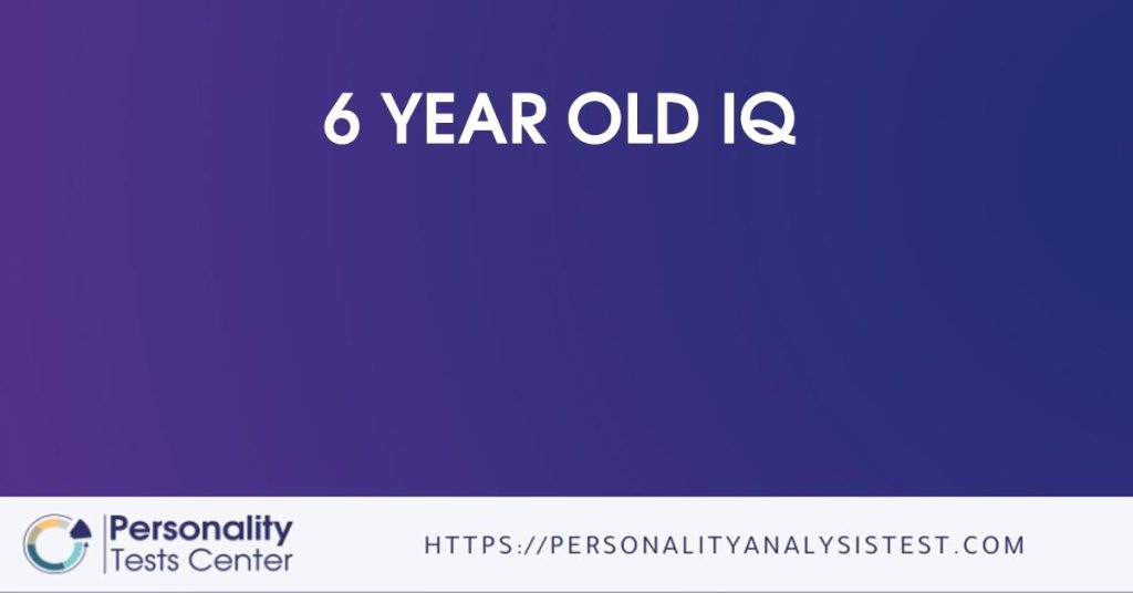 Average IQ for a 3 year old