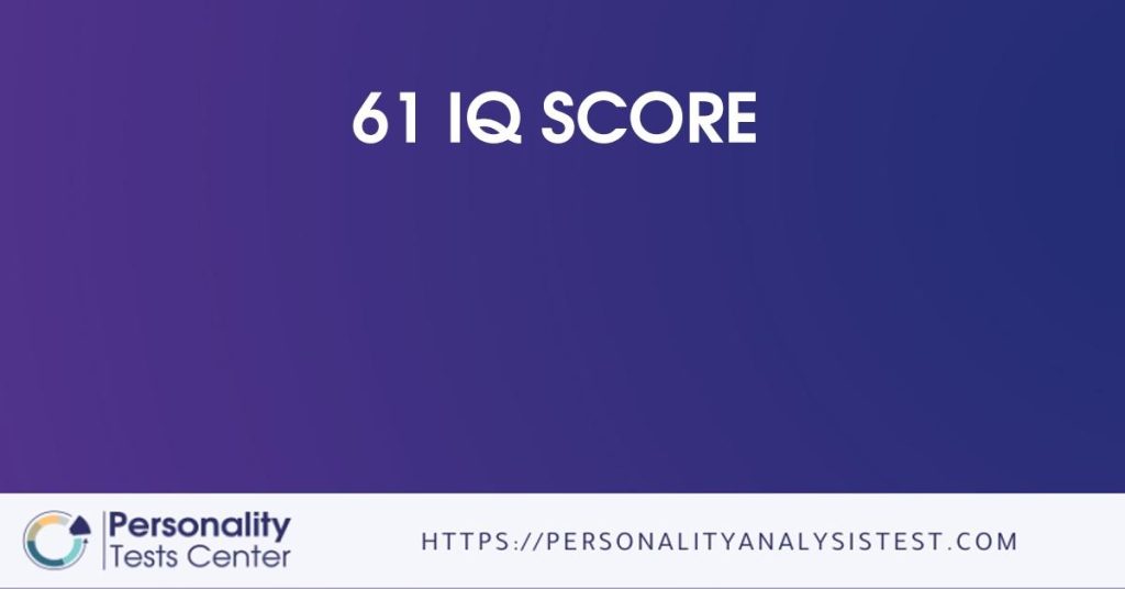 IQ score to percentile