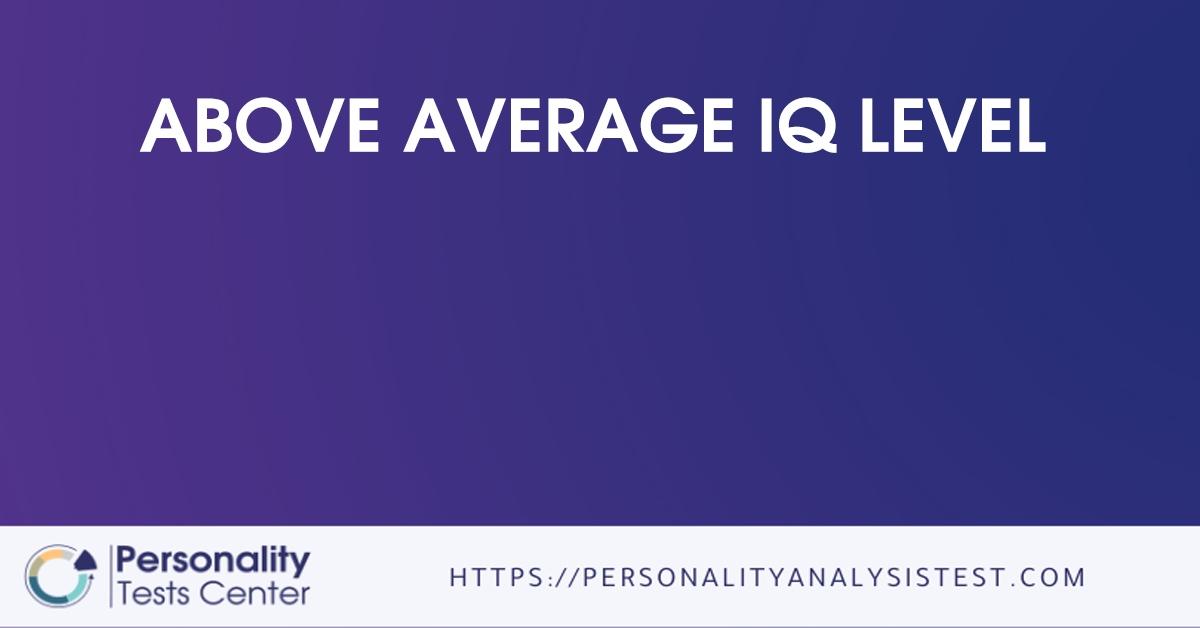 above average iq level