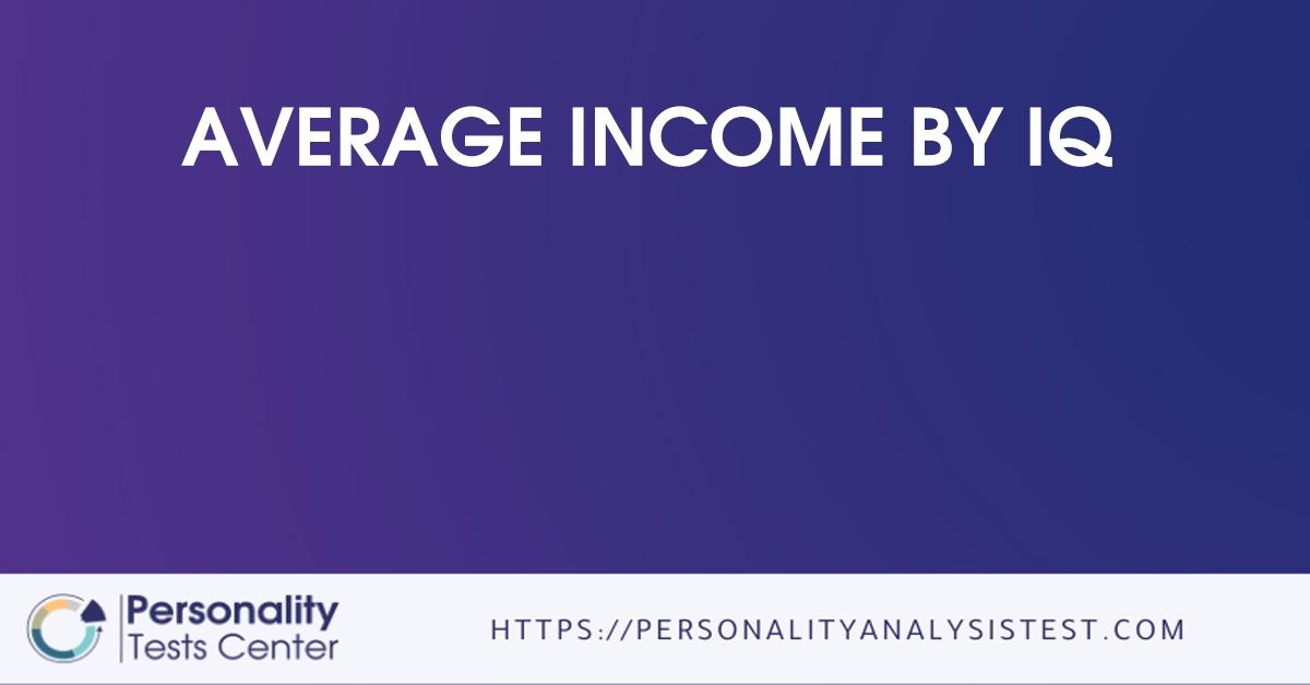 average income by iq