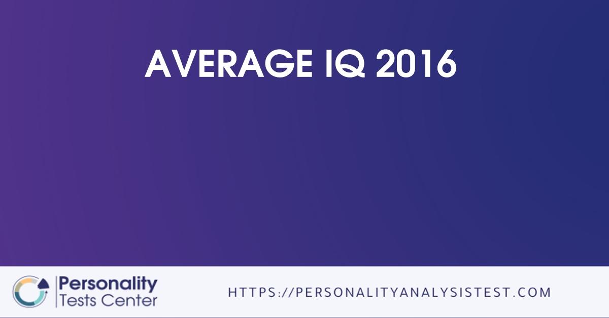 average iq 2016