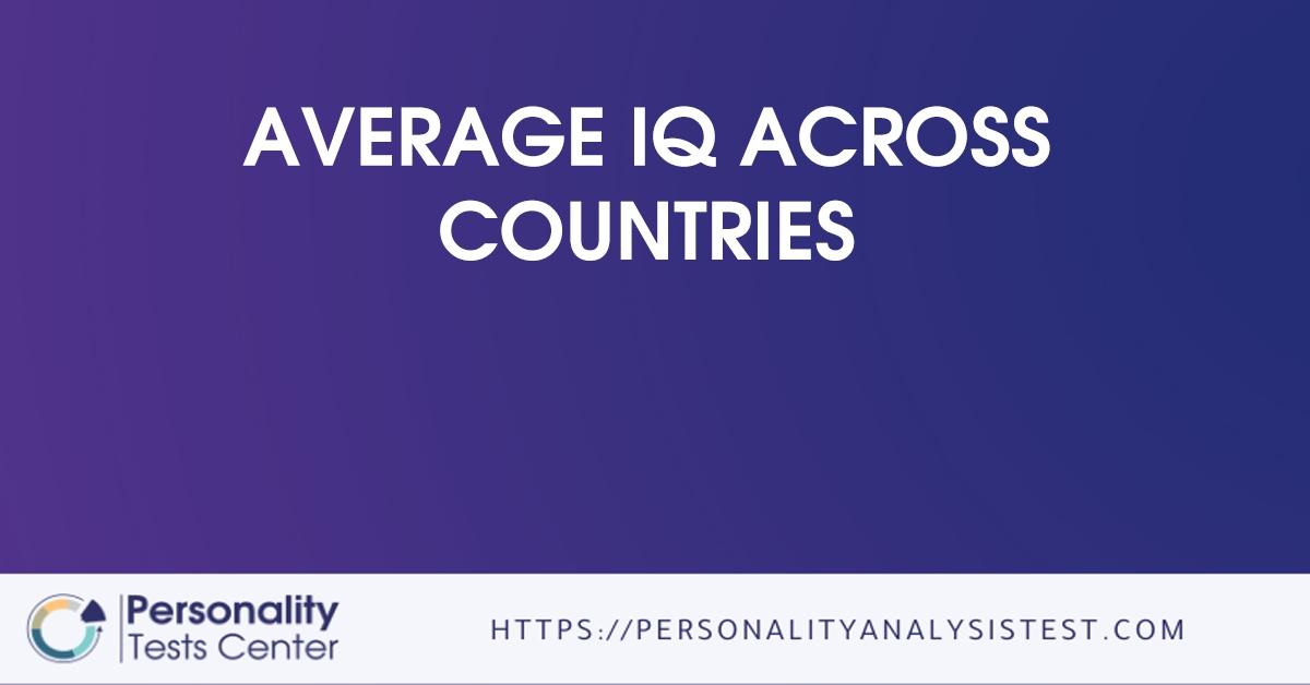 average iq across countries