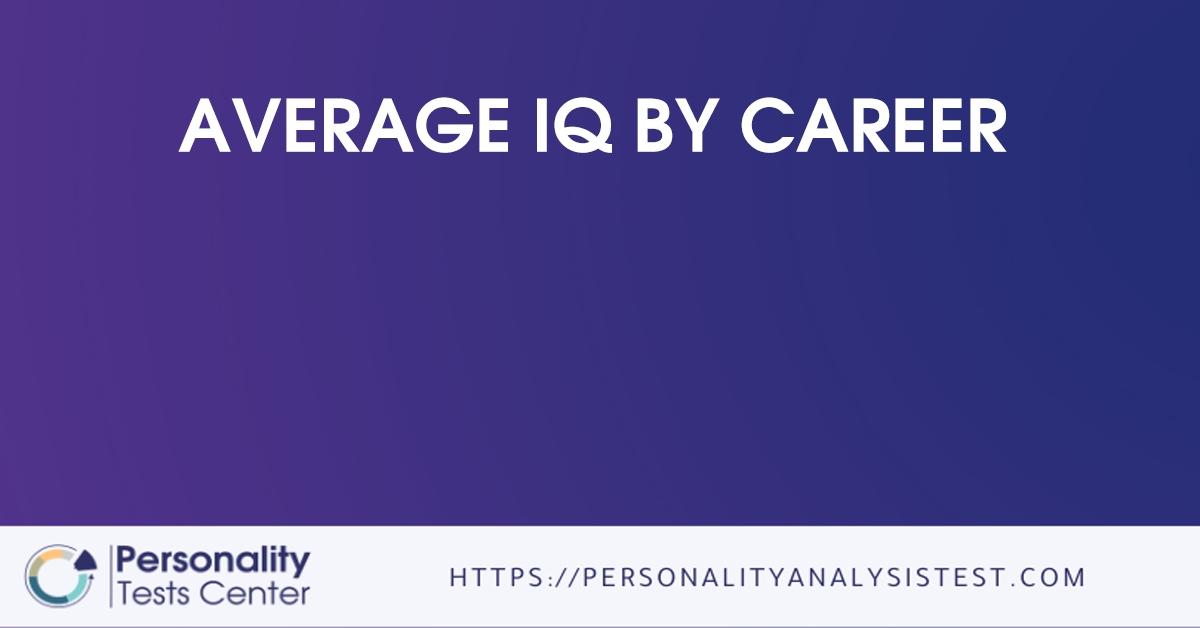 average iq by career