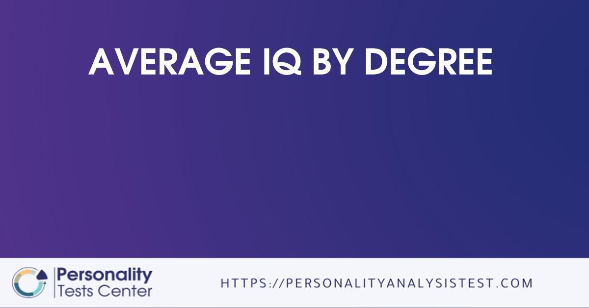 average iq by degree