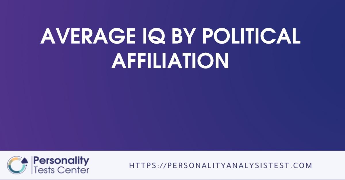 average iq by political affiliation