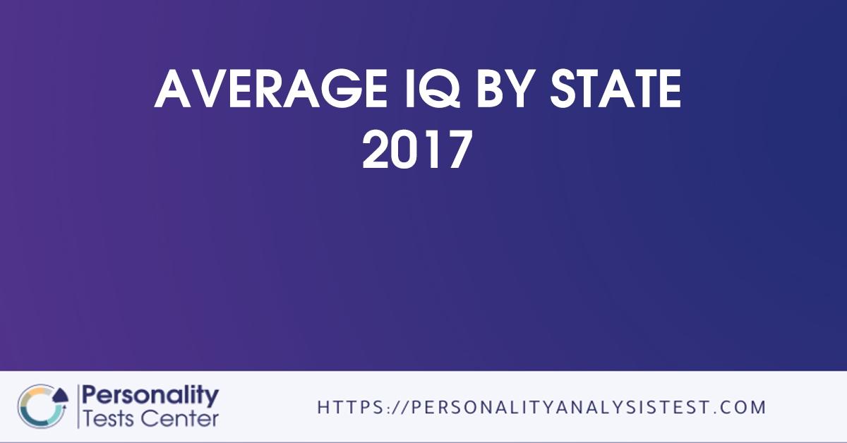 average iq by state 2017