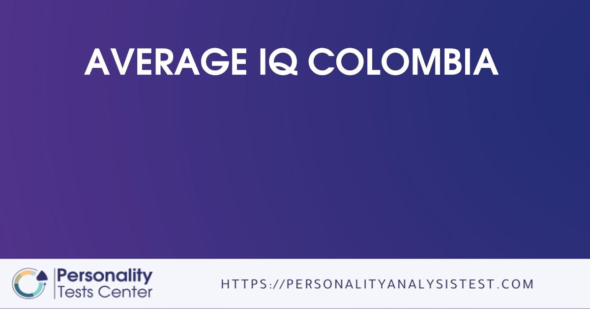 average iq colombia