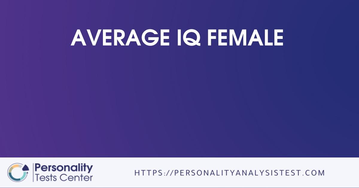 average iq female