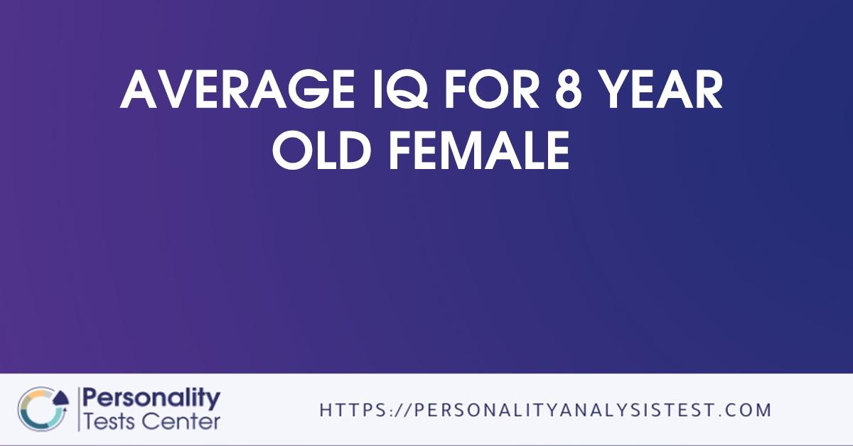 average iq for 8 year old female