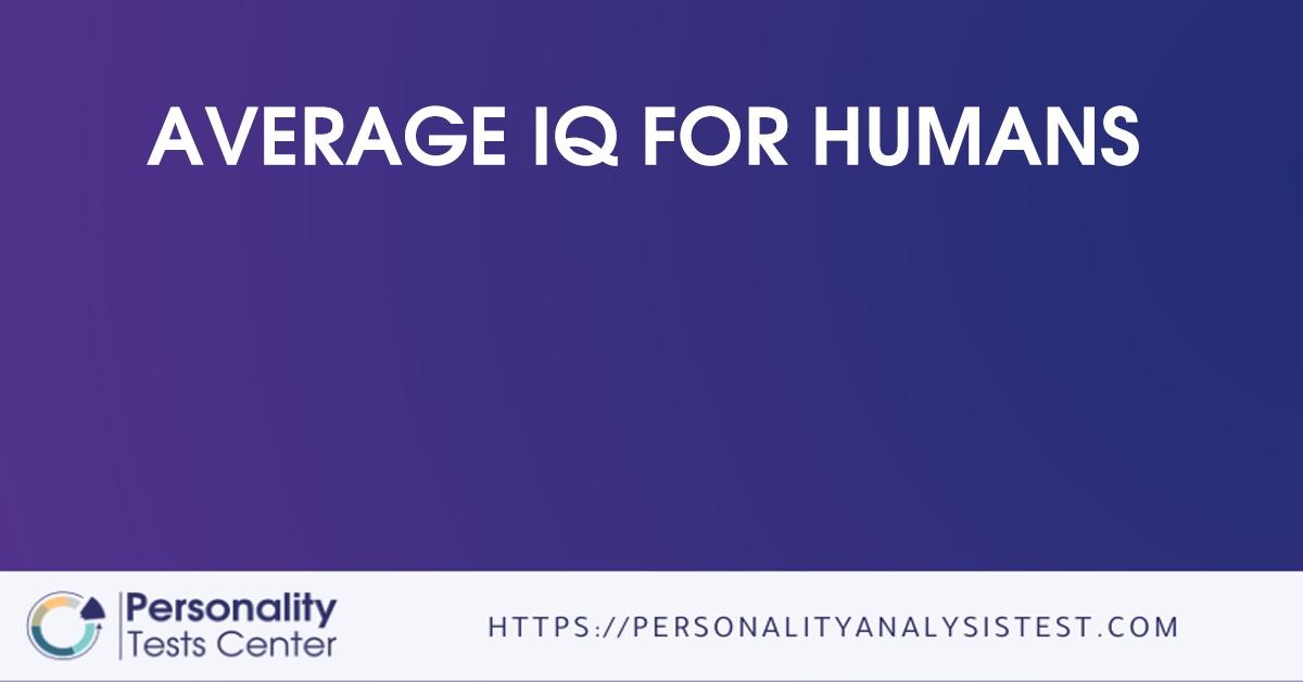 average iq for humans