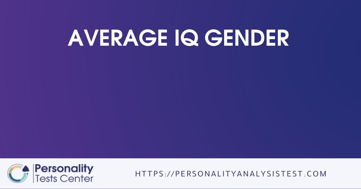 average iq gender