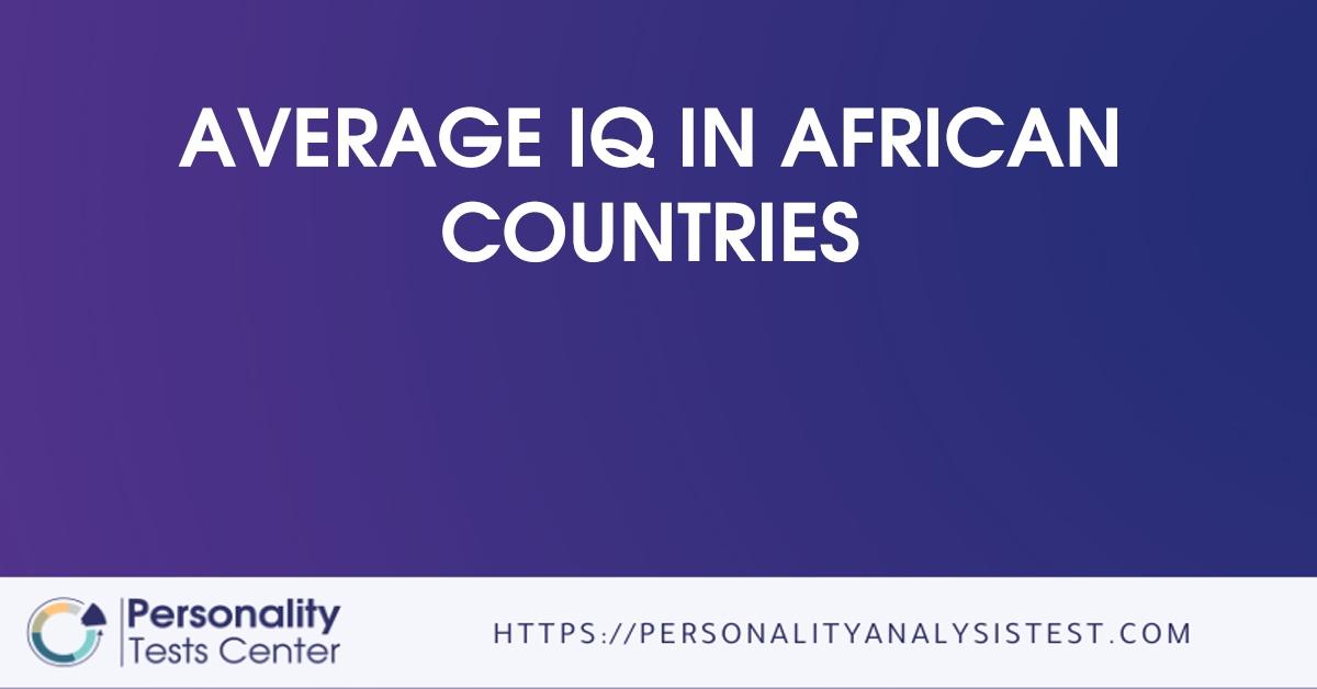 average iq in african countries