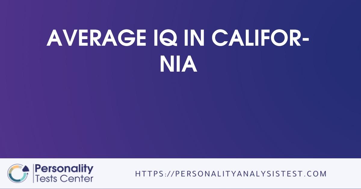 average iq in california