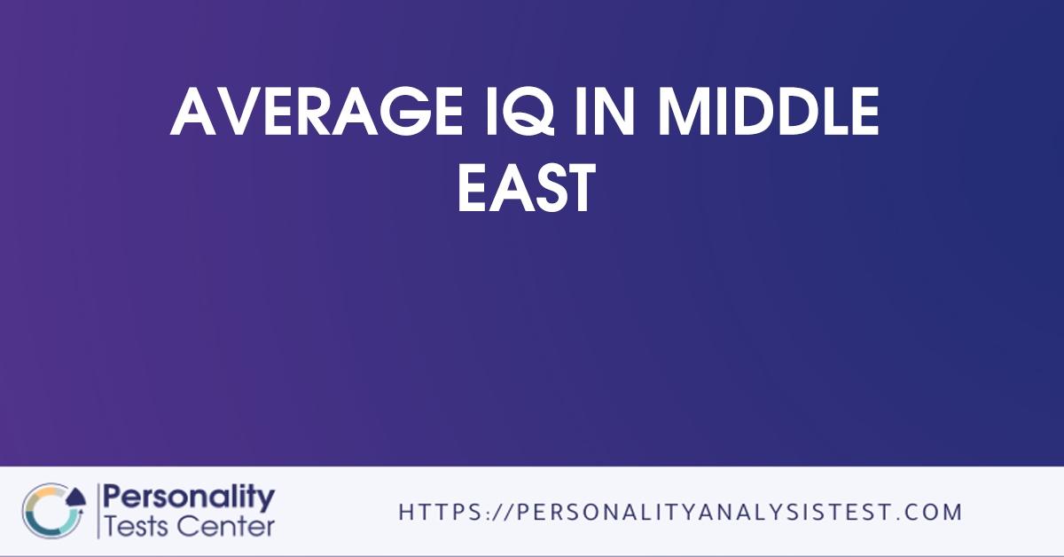average iq in middle east