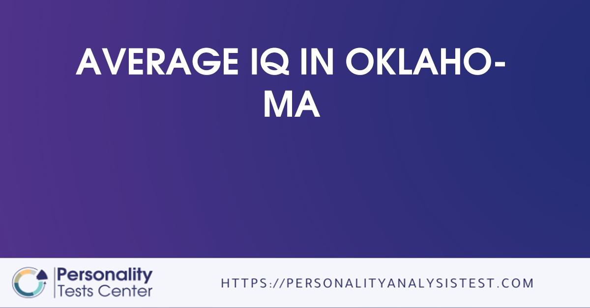average iq in oklahoma