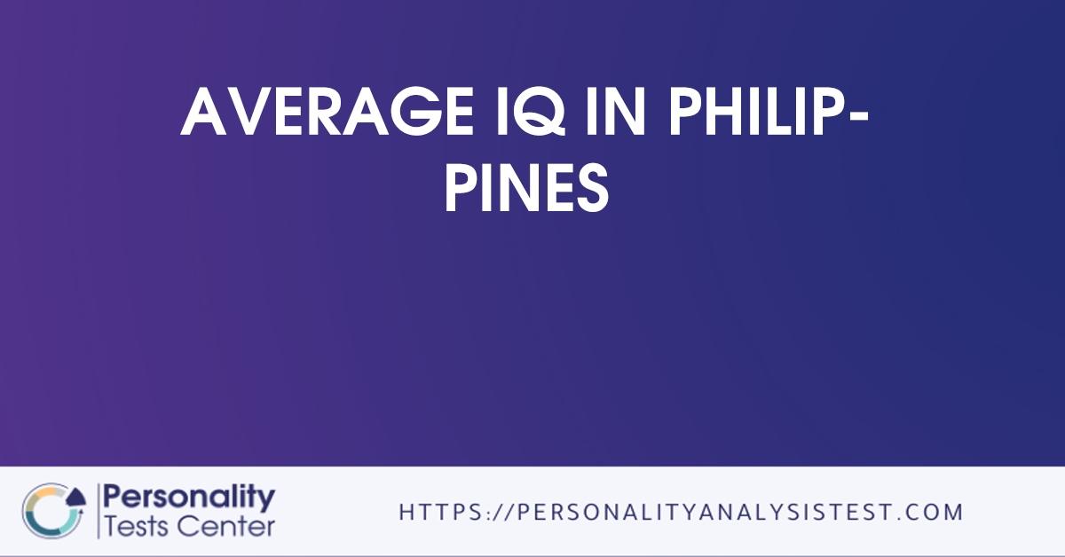 average iq in philippines