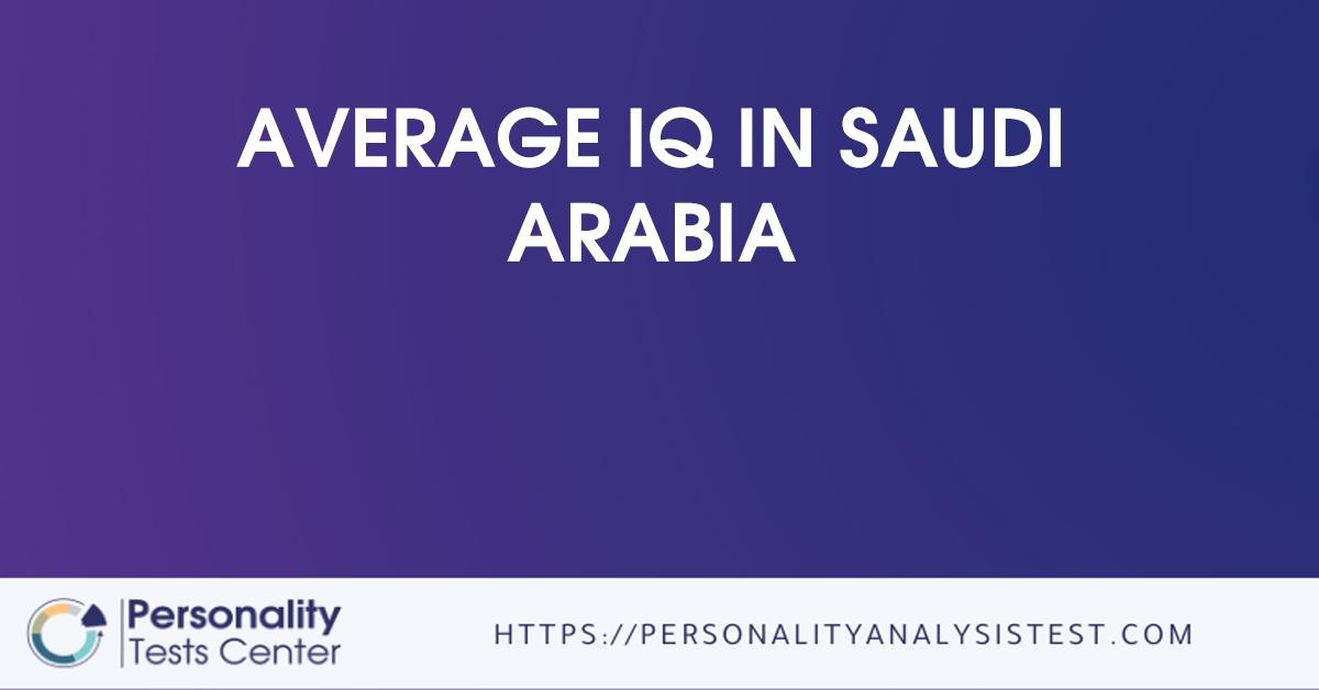 average iq in saudi arabia