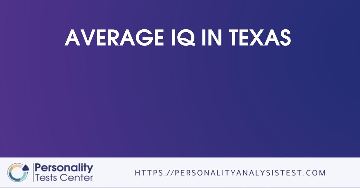 average iq in texas