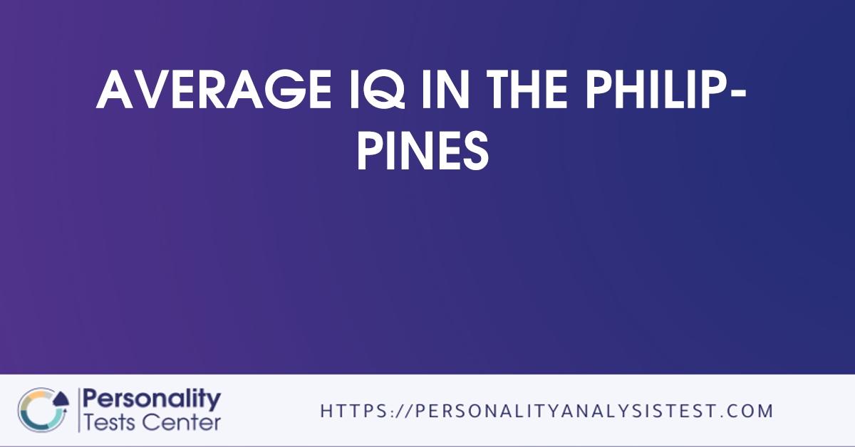 average iq in the philippines