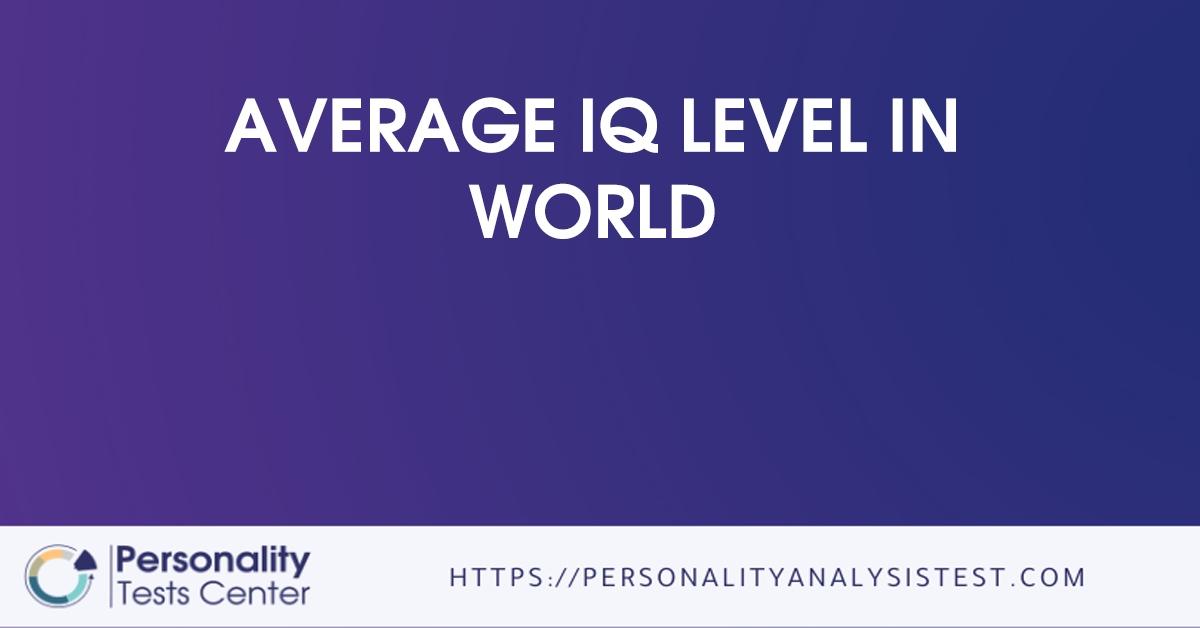 average iq level in world