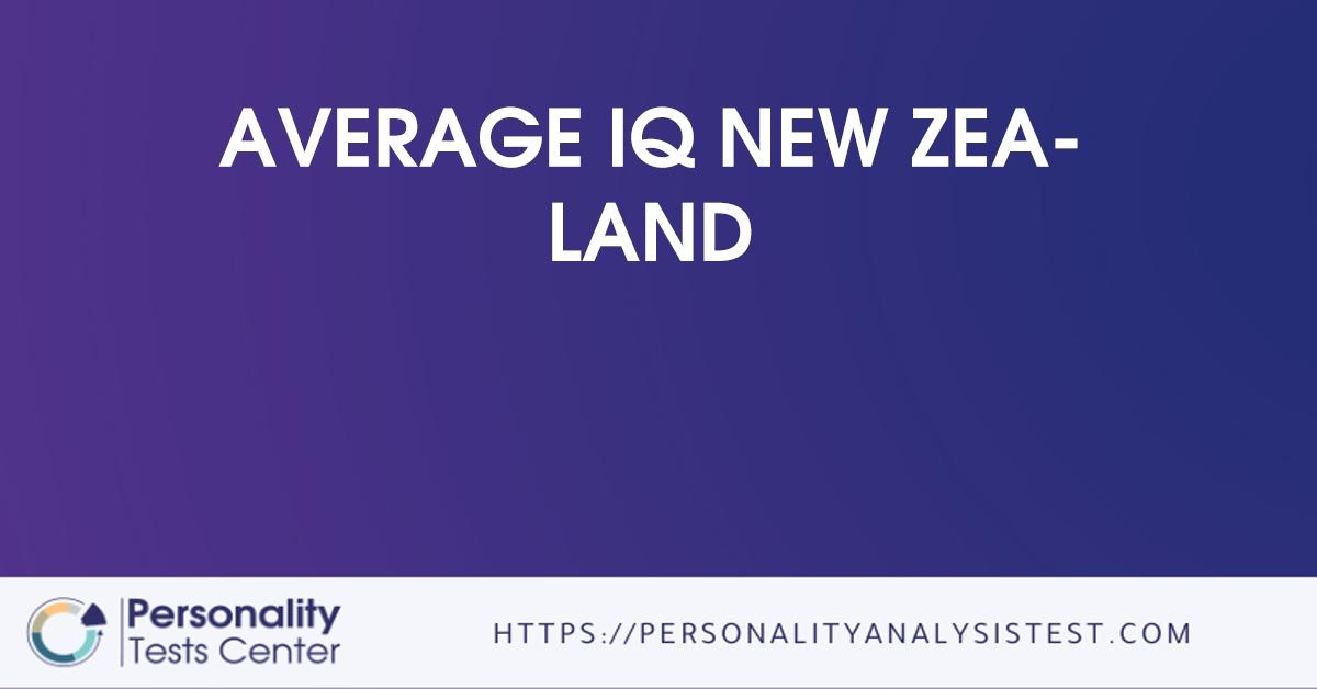 average iq new zealand