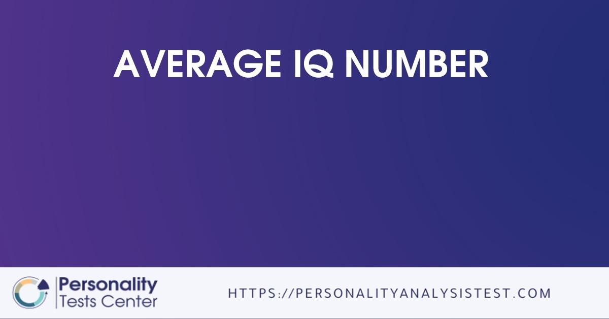 average iq number