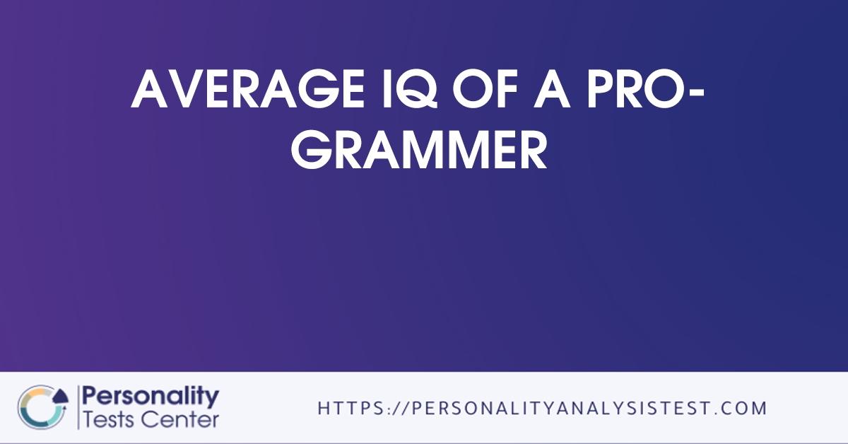 average iq of a programmer