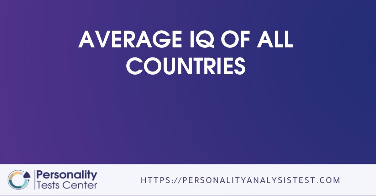 average iq of all countries