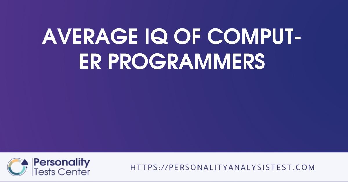 average iq of computer programmers