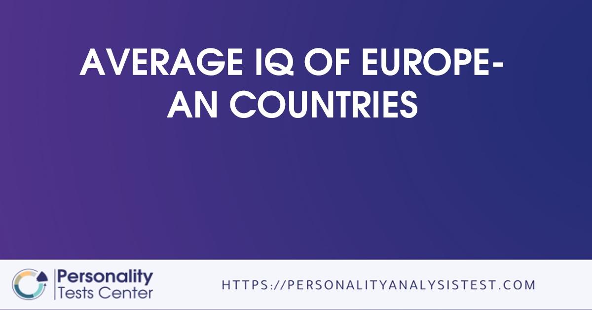 average iq of european countries