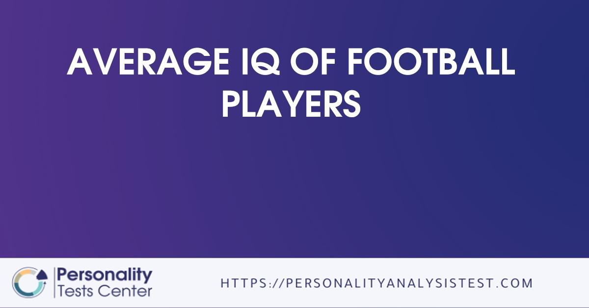 average iq of football players