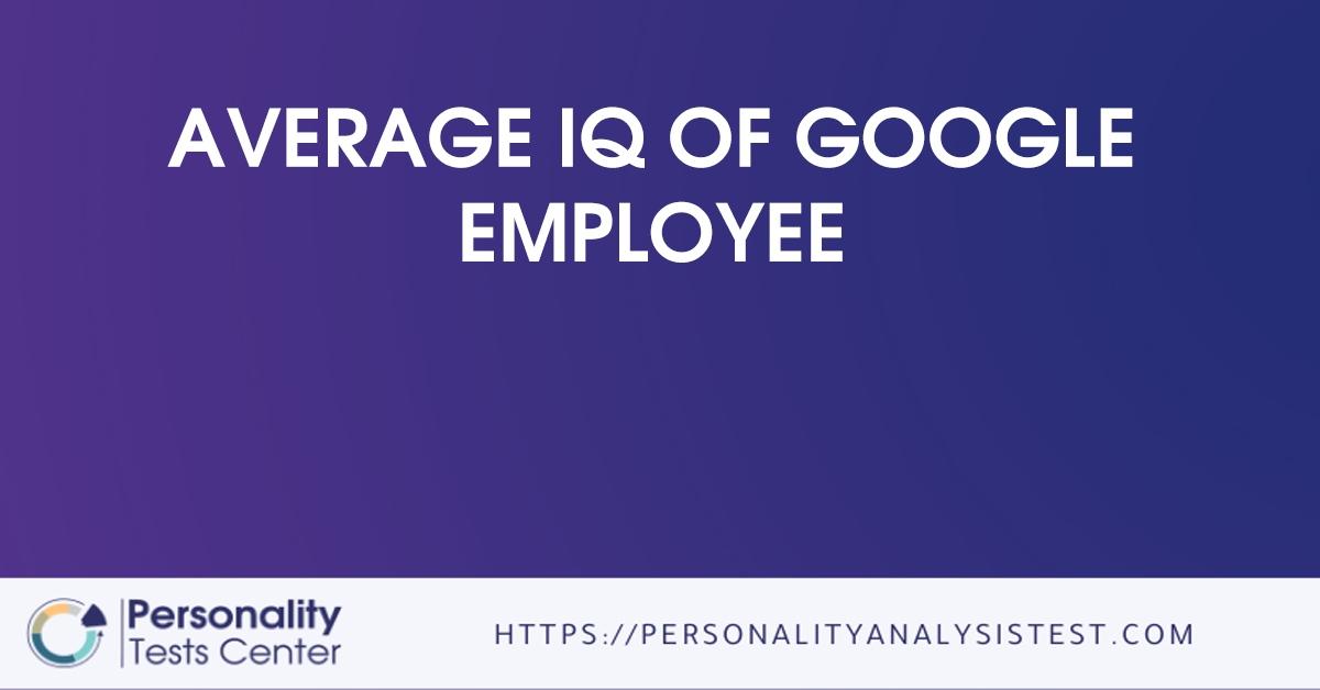 average iq of google employee