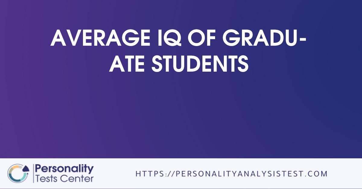 average iq of graduate students