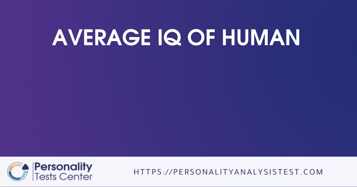 average iq of human