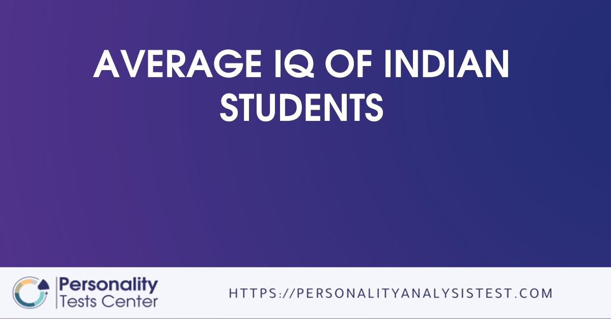 average iq of indian students