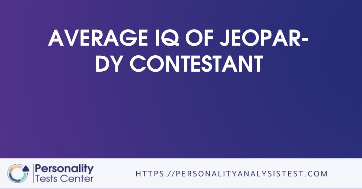 average iq of jeopardy contestant