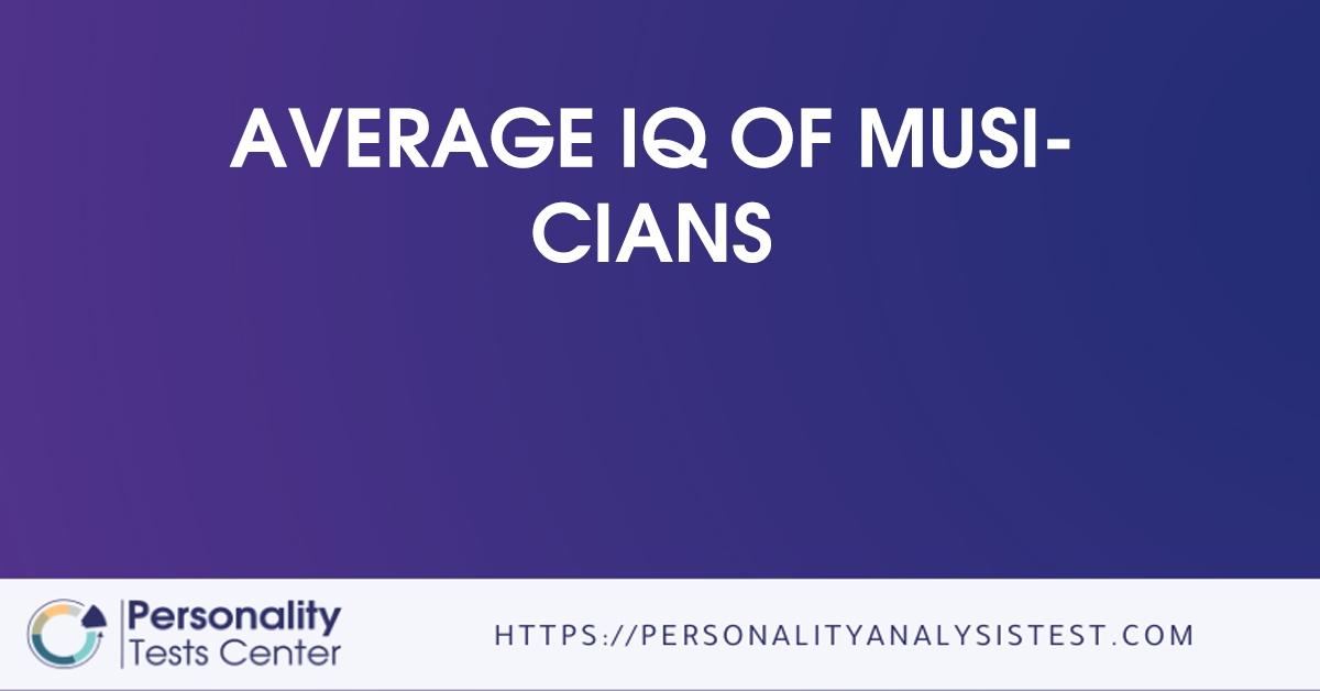 average iq of musicians