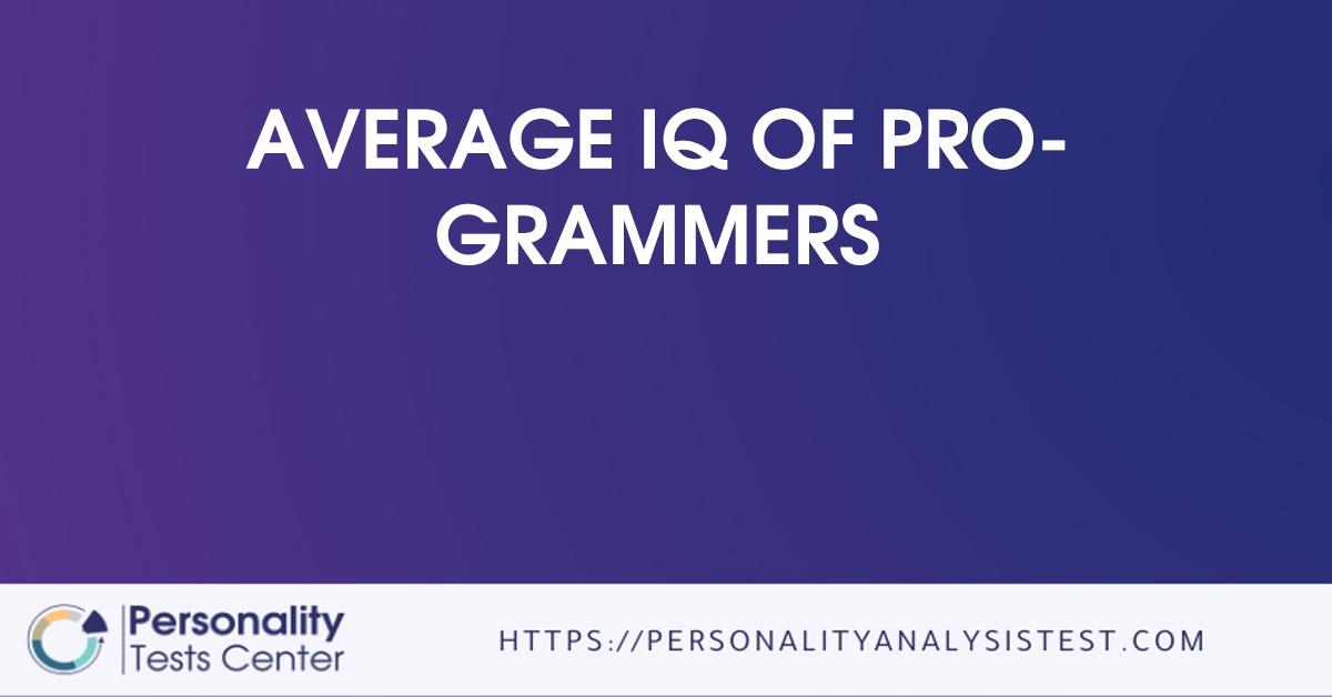 average iq of programmers
