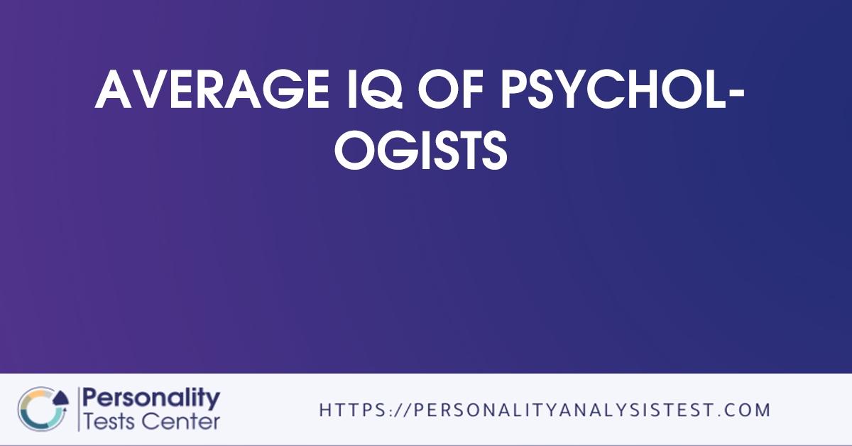 average iq of psychologists