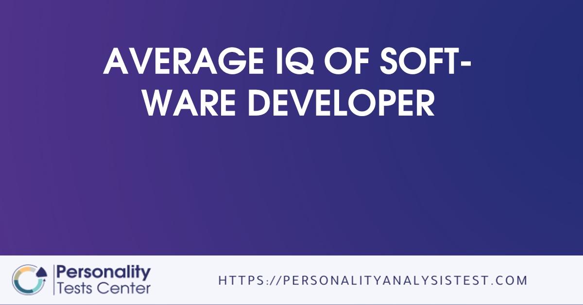 average iq of software developer