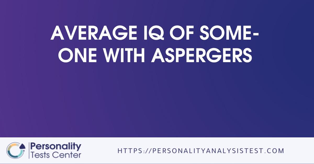 average iq of someone with aspergers