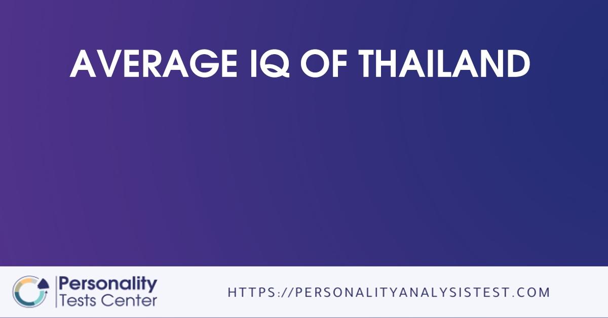 average iq of thailand