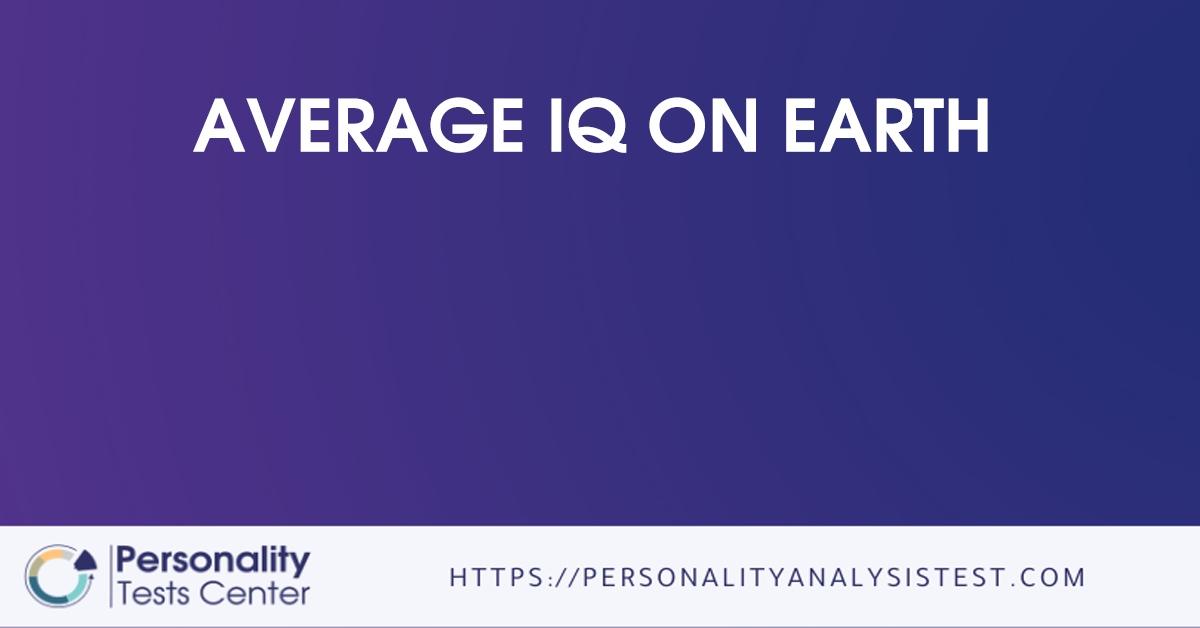 average iq on earth