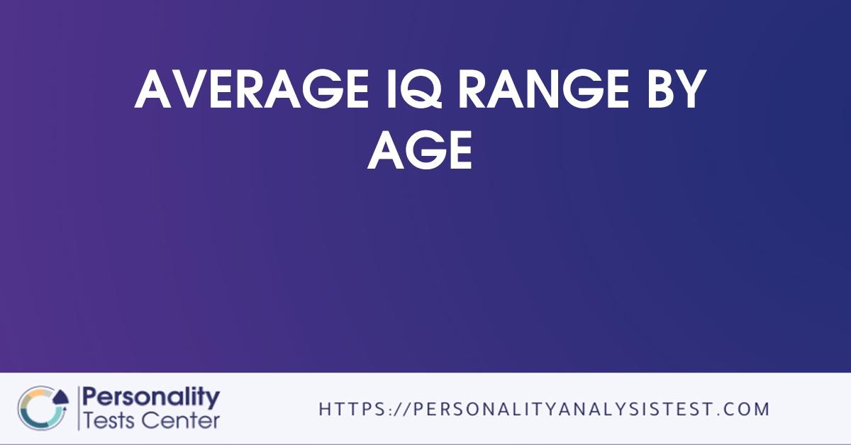 average iq range by age
