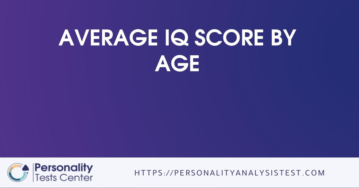 average iq score by age