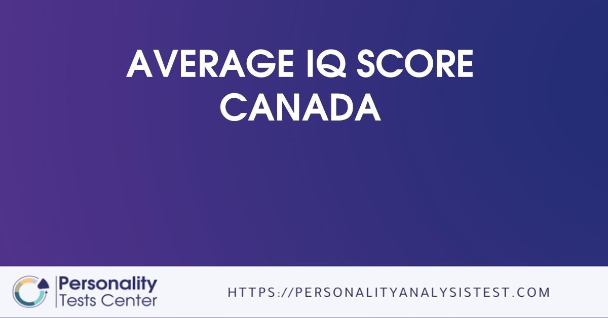 average iq score canada
