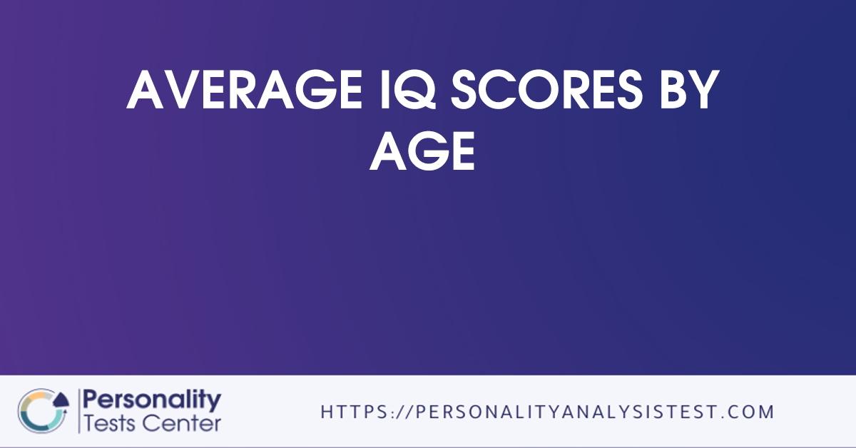 average iq scores by age